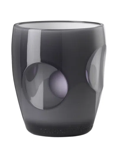 Mario Luca Giusti Fisheye Water Glass (set Of Six) In Gray