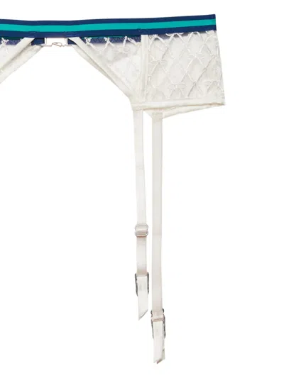 Fleur Du Mal Serena Garter In White