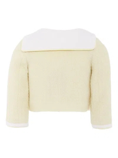Self-portrait Bouclé Jacket In Neutral