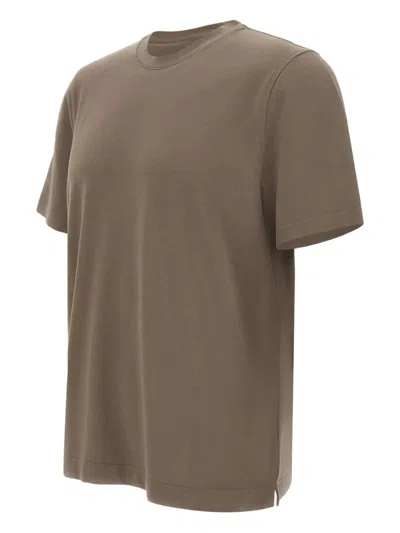 Diktat Short-sleeve Crew-neck T-shirt In Gray