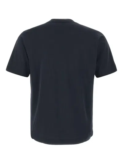 Diktat Side-slit Crew-neck T-shirt In Black