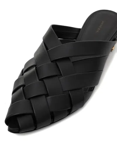 Anine Bing Eve Mules In Black
