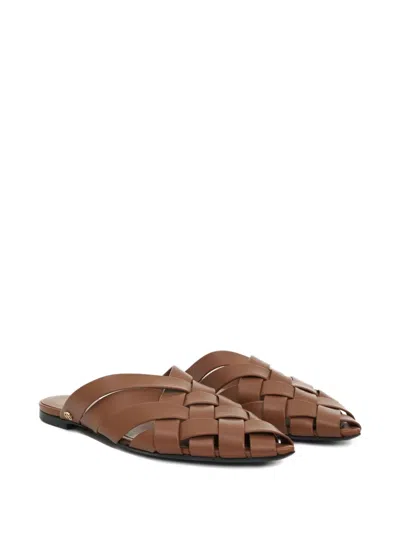 Anine Bing Eve Mules In Brown