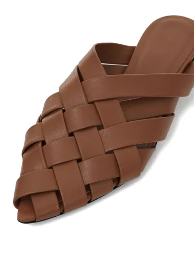 Anine Bing Eve Mules In Brown