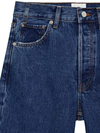 Anine Bing Denim Straight-leg Jeans In Blue