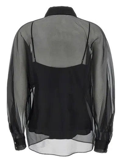 Max Mara Oval Shirt In Black