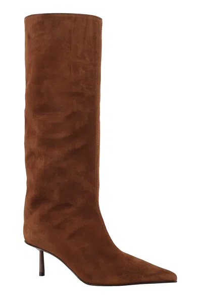 Le Silla Knee-high Toffee Suede Bella Boots