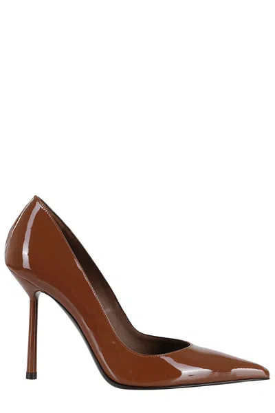 Le Silla Pointed-toe Patent-leather Pumps