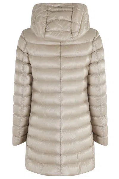 Herno A-shape Down Jacket In Gray