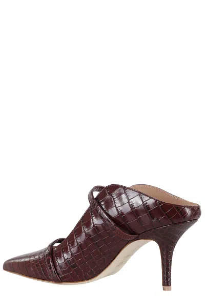 Malone Souliers 70mm Crocodile-effect Mules