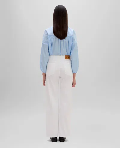 Aspesi Pantalone In Denim - Bianco