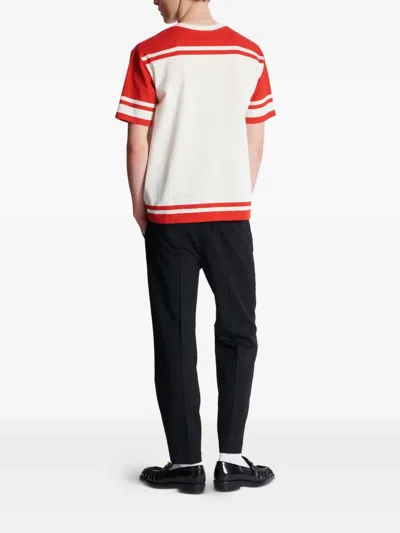 Balmain Varsity Print T-shirt In Multi