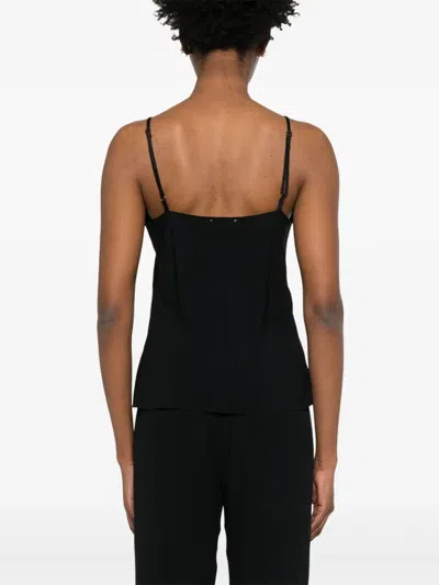Forte Forte Satin Top In Black