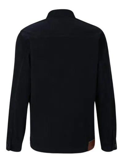 Officine Generale Corduroy Pocket Jacket In Black