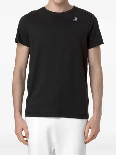 K-way Logo-embroidered Crew-neck T-shirt