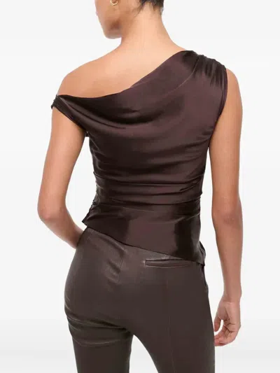 Staud Draped Asymmetric Top
