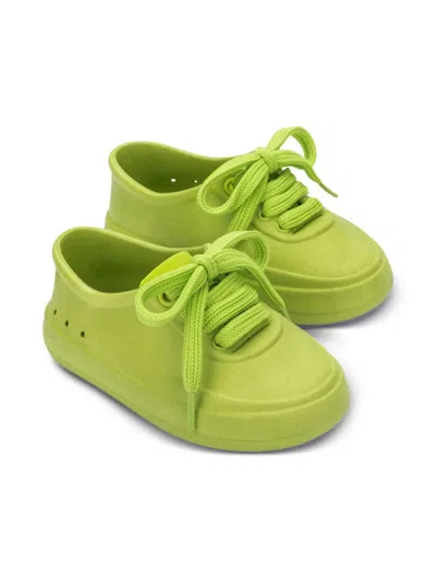 Melissa Free Hug Lace-up Sneakers In Green