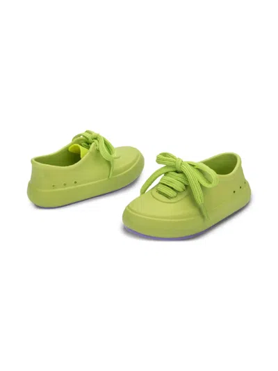 Melissa Free Hug Lace-up Sneakers In Green