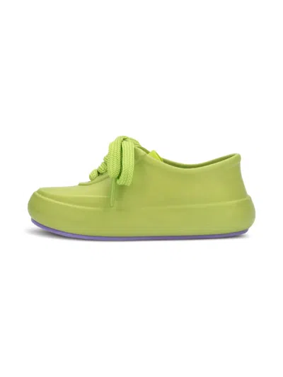 Melissa Free Hug Lace-up Sneakers In Green