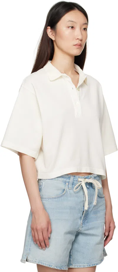 Citizen Of Humanity Off-white Lowen Polo