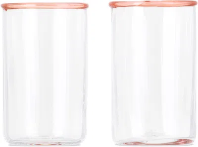 Akua Objects Pink Small Peter Glass Set