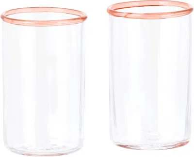 Akua Objects Pink Small Peter Glass Set
