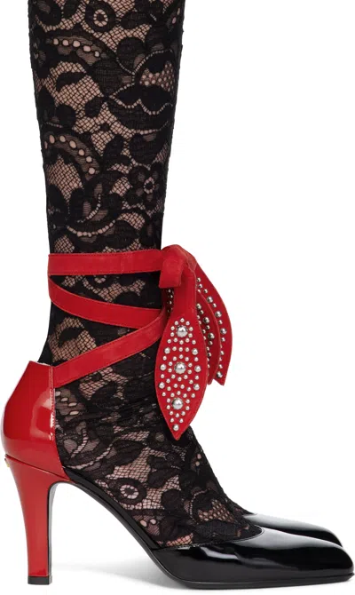 Valentino Garavani Foliefoliage Sandal With Color-block Design And Beaded Accents