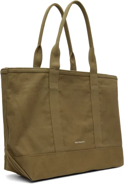 Norse Projects Khaki Stefan Cotton Canvas Tote