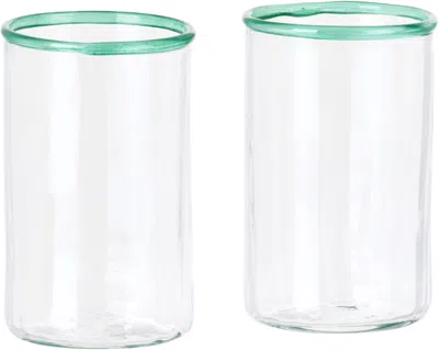 Akua Objects Green Small Peter Glass Set