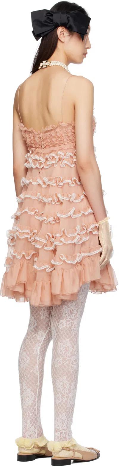 Valentino Pink Chiffon Minidress