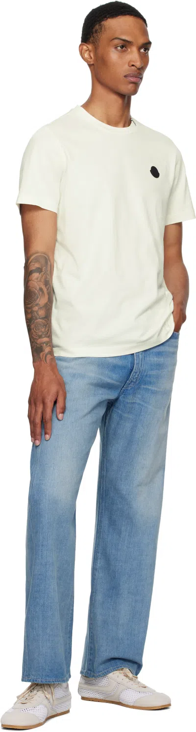 Moncler Cotton Jersey T-shirt With Contrasting Logo Patch