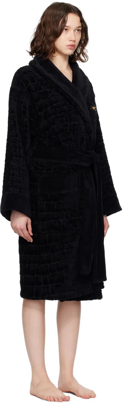 Versace Black Medusa 95 Bathrobe