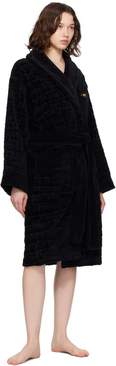 Versace Black Medusa 95 Bathrobe