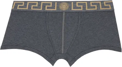 Versace Three-pack Multicolor Greca Border Boxer Briefs