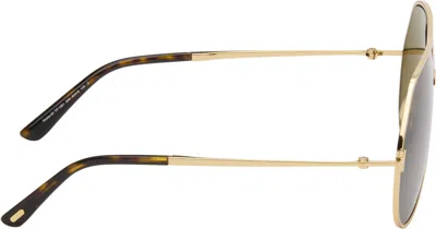 Tom Ford Gold Rickie-02 Sunglasses