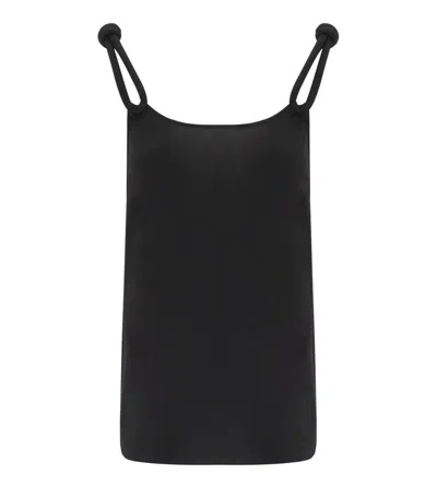 Max Mara Beachwear Faida Black Top