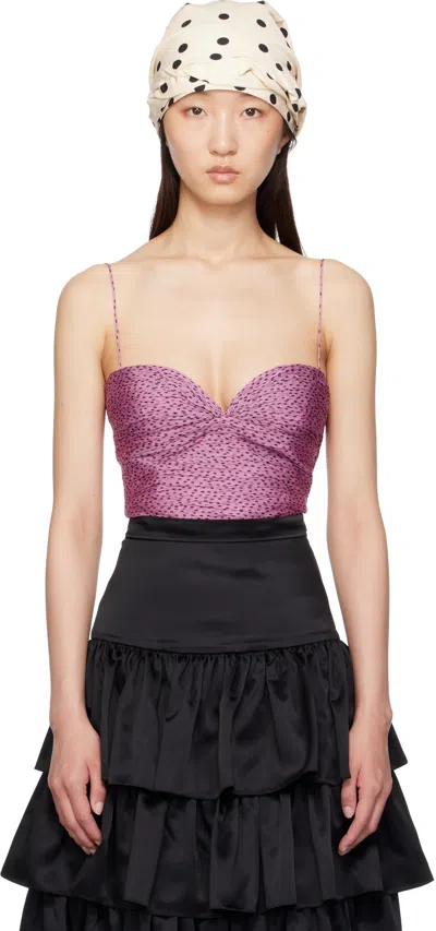 Valentino Silk Polka-dot Top