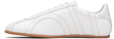 Totême Canvas And Leather Low-top Sneakers