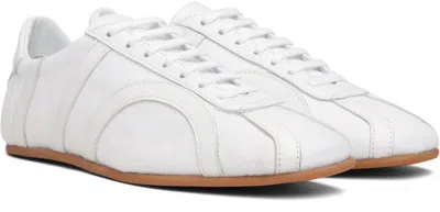 Totême Canvas And Leather Low-top Sneakers