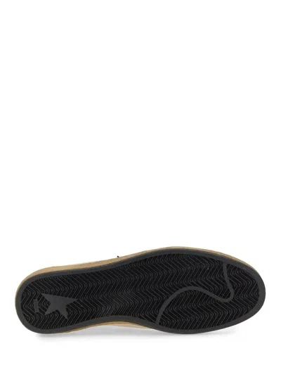Golden Goose Round Toe Sneakers With Signature Star Patch And Suede Accents In White