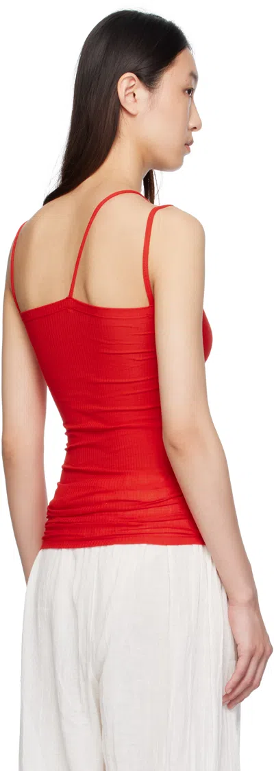 Baserange Red Nida Tank Top