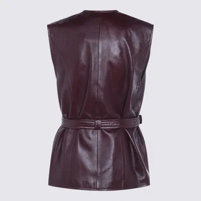Chloé Giacche Crafty Brown In Burgundy