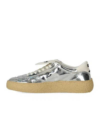 Puraai 4.05 Polly Cocco Silver Sneaker In Metallic