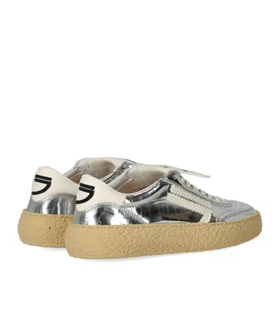 Puraai 4.05 Polly Cocco Silver Sneaker In Metallic