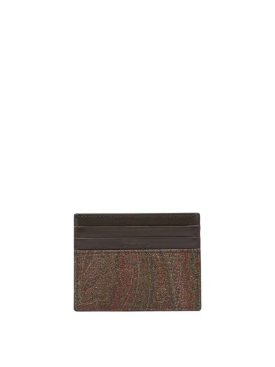 Etro Wallets & Card Holders In Brown