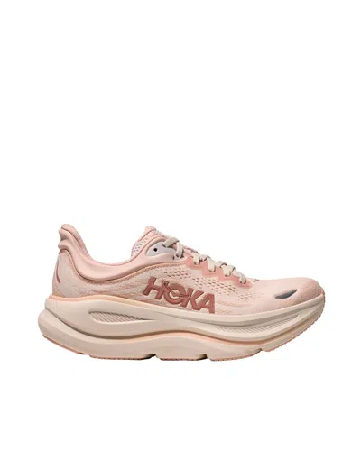Hoka One One Bondi 9 Lowtop Sneakers In Pink