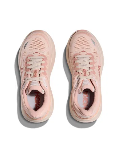 Hoka One One Bondi 9 Lowtop Sneakers In Pink
