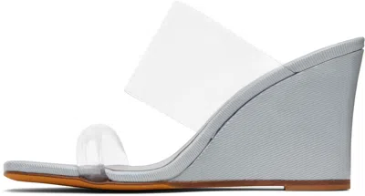 Maryam Nassir Zadeh Blue Olympia Wedge Heeled Sandals