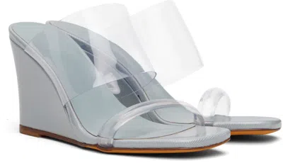 Maryam Nassir Zadeh Blue Olympia Wedge Heeled Sandals
