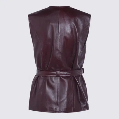 Chloé Giacche Crafty Brown In Burgundy